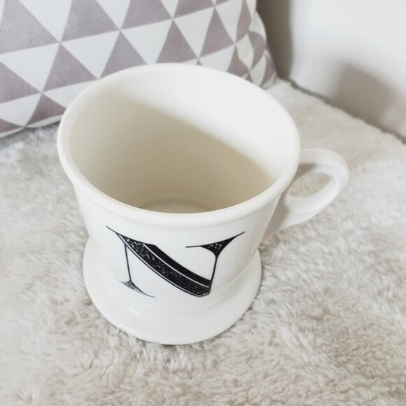 Anthropologie Monogram N Alphabet Mug - Picture 4 of 4